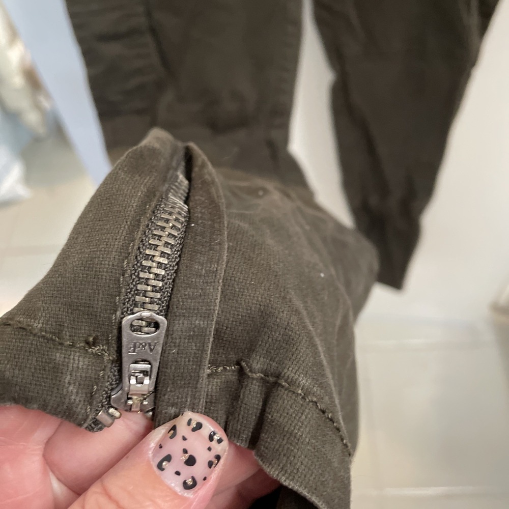 Y2K Abercrombie And Fitch Courdorouy Cargo Tactical Pant Zipper Ankle Distress 8 - Picture 7 of 14